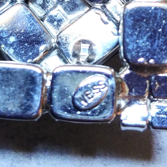 Stunning Vintage Weiss Black Rhinestone Rhodium Brooch Pin Xlnt - Picture 8 of 12